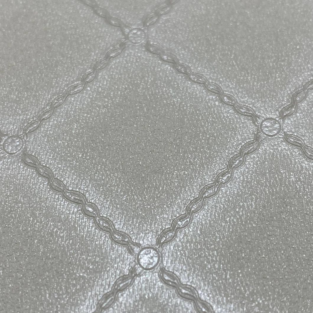 Шпалери вінілові на флізеліновій основі Erismann Versailles сіро-бежевий 1,06 х 10,05м (12175-14)