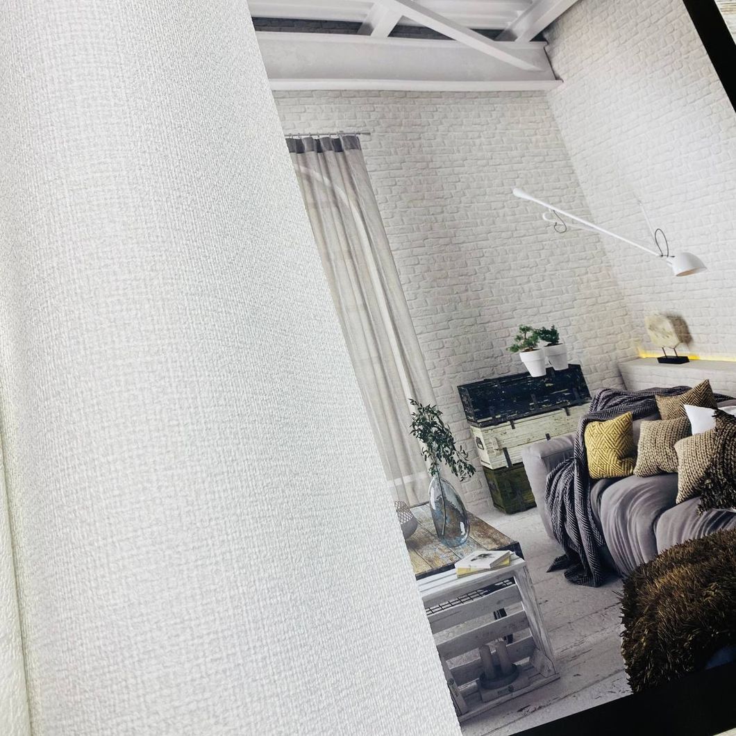 Шпалери вінілові на флізеліновій основі Marburg Loft Superior білий 1,06 х 10,05м (34121)
