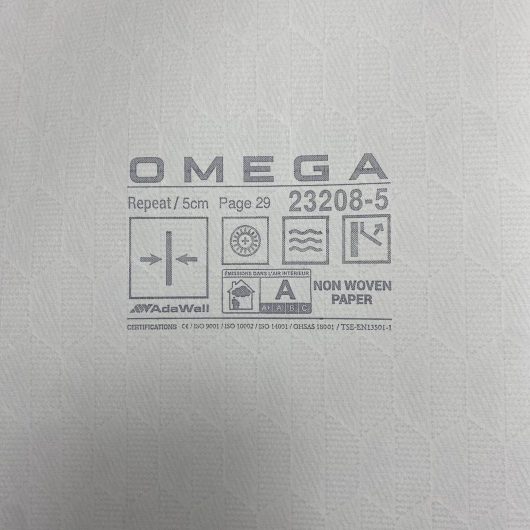 Шпалери вінілові на флізеліновій основі Коричневі OMEGA AdaWall 1,06 х 10,05м (23208-5)