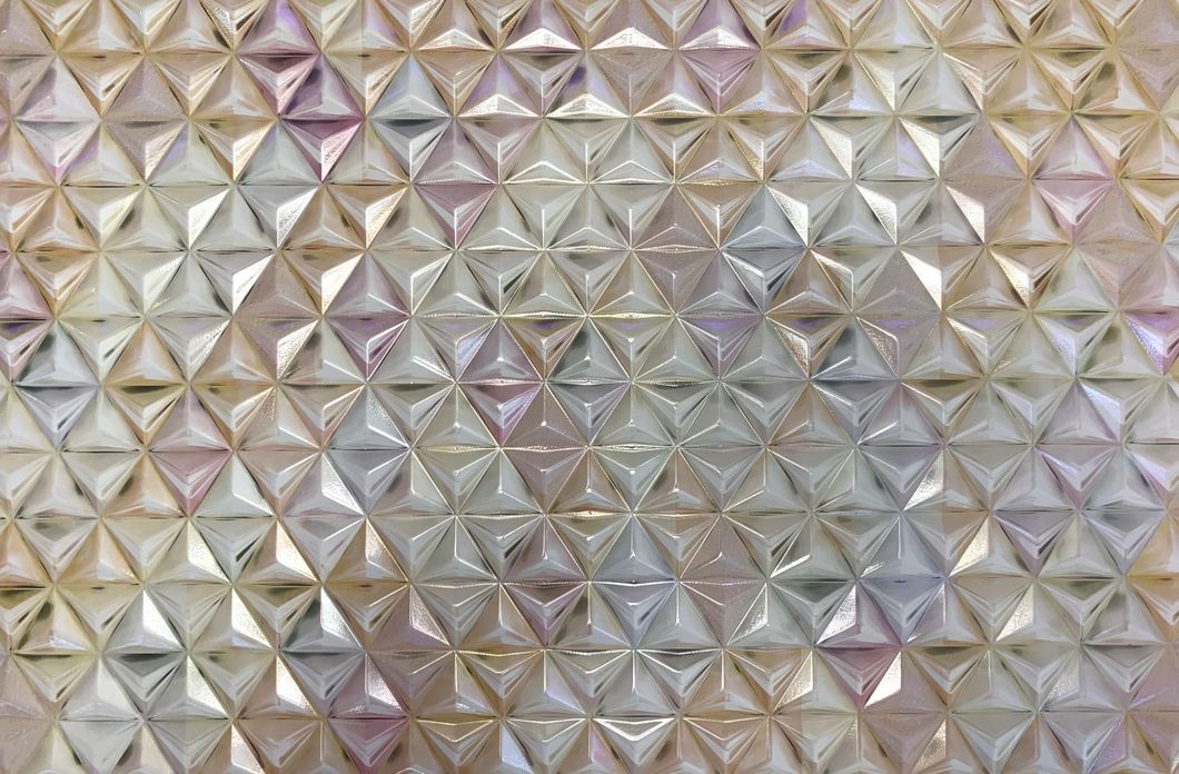 Панель стінова декоративна пластикова кристал ПВХ "Мармелад" 935 мм х 481 мм (542км), Разноцветный, Різнокольоровий