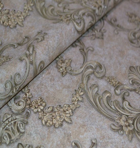 Шпалери вінілові на флізеліновій основі Слов'янські шпалери В118 Стамбул коричневий 1,06 х 10,05м (L 895 - 06)