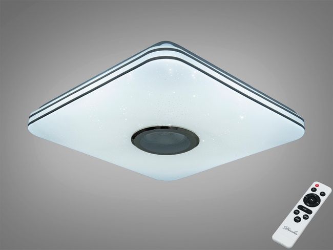 Люстра стельова смарт Diasha біла 70 Вт RGB BT, TUYA додаток