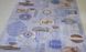 Шпалери вологостійкі на паперовій основі Слов'янські шпалери В56.4 Бариста блакитний 0,53 х 10,05м (8113 - 03)