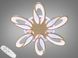 LED-люстра с диммером и цветной подсветкой, цвет хром, 105W