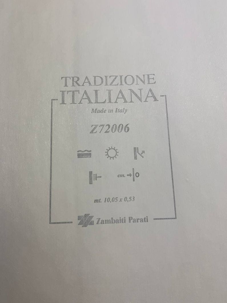 Обои виниловые на флизелиновой основе Zambaiti Parati Tradizione Italiana Золотистый 0,53 х 10,05м (Z72006)