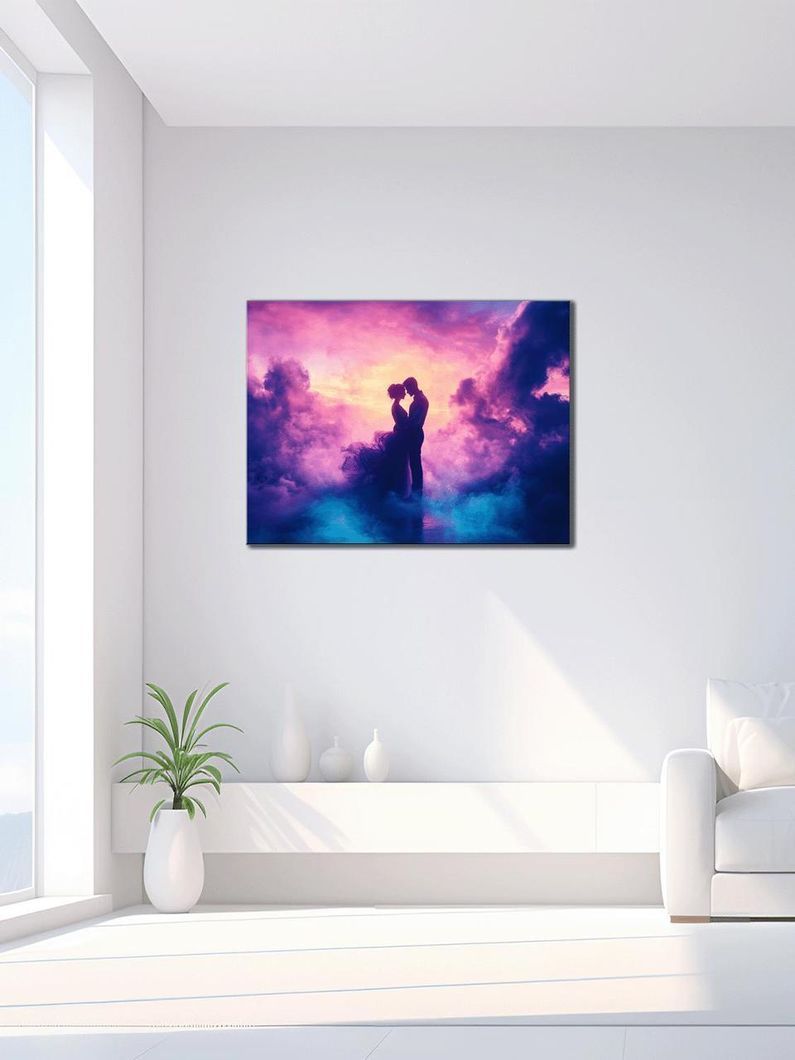 Картина на холсті МАKO " Кохання в багряних сутінках " 50x70 см MK10597_5070