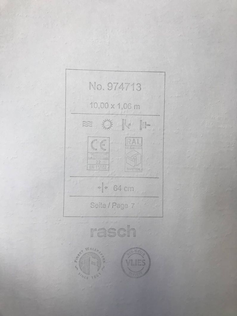 Обои виниловые на флизелиновой основе Rasch Clouds серый 1,06 х 10,00 м (974713)