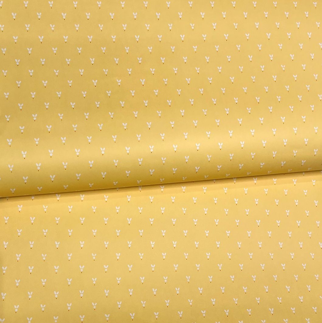 Обои бумажные Континент Зайцы желтый 0,53х10,05м (1314)