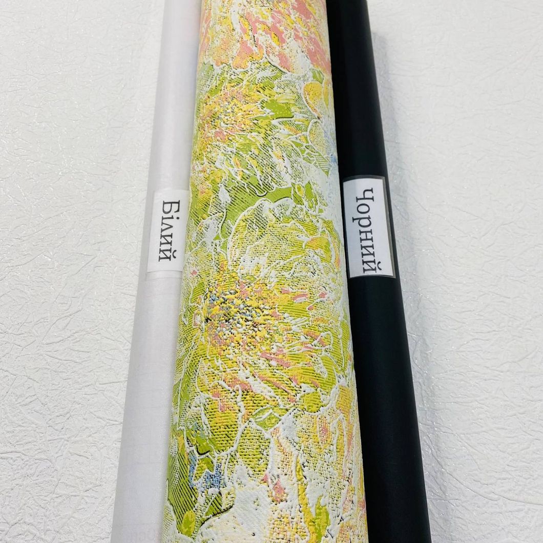 Шпалери вінілові на паперовій основі Слов'янські шпалери Comfort В53,4 Акварель зелений 0,53 х 10,05м (5682-04)