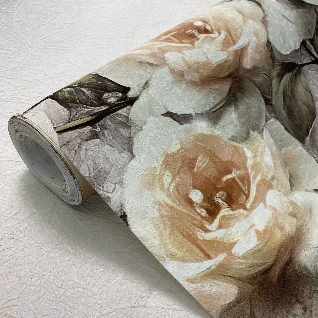 Шпалери вінілові на флізеліновій основі чорні SINTRA ROSE 251348 (1,06х10,05м)