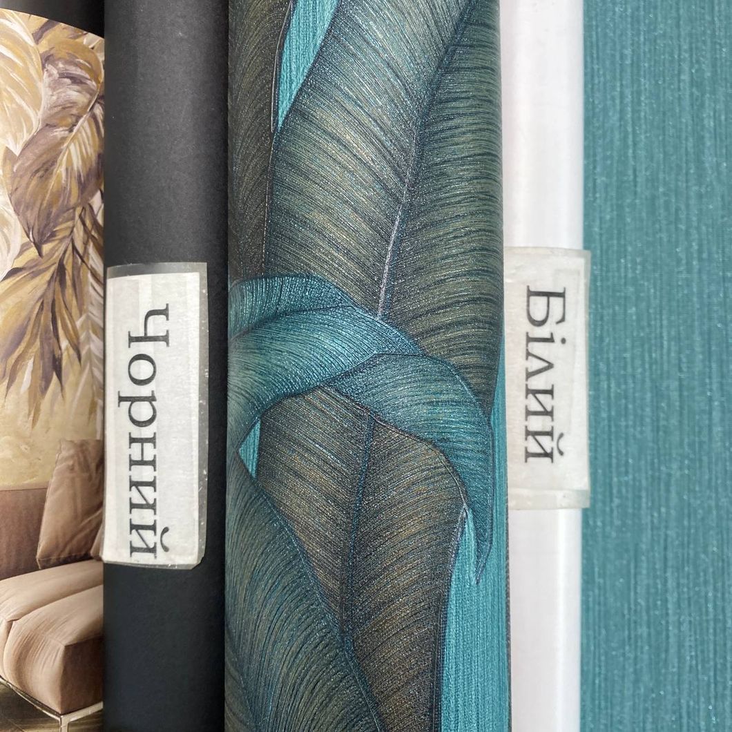 Шпалери вінілові на флізеліновій основі Erismann Fashion for Walls 4 бірюзовий 1,06 х 10,05м (12181-19)