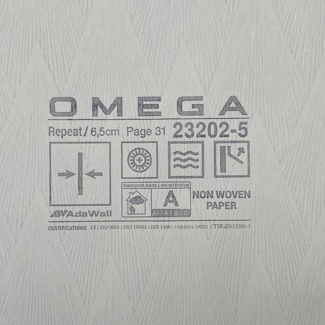 Обои виниловые на флизелиновой основе OMEGA AdaWall коричневый 1,06 х 10,05м (23202-5)