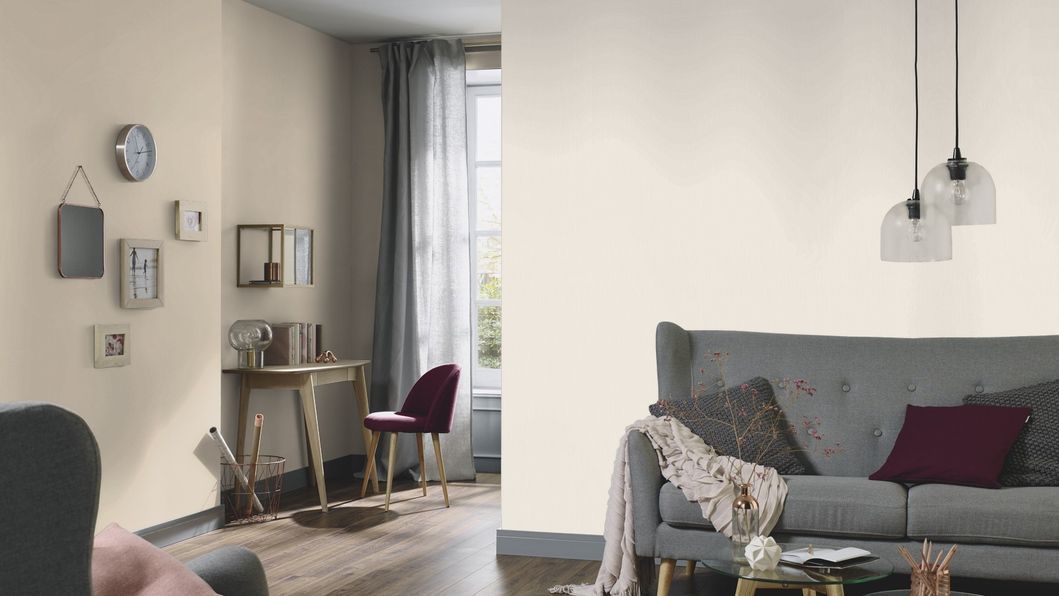 Обои виниловые на флизелиновой основе Elle Decoration (Erismann) светло-бежевый 1,06 х 10,05м (12168-02)