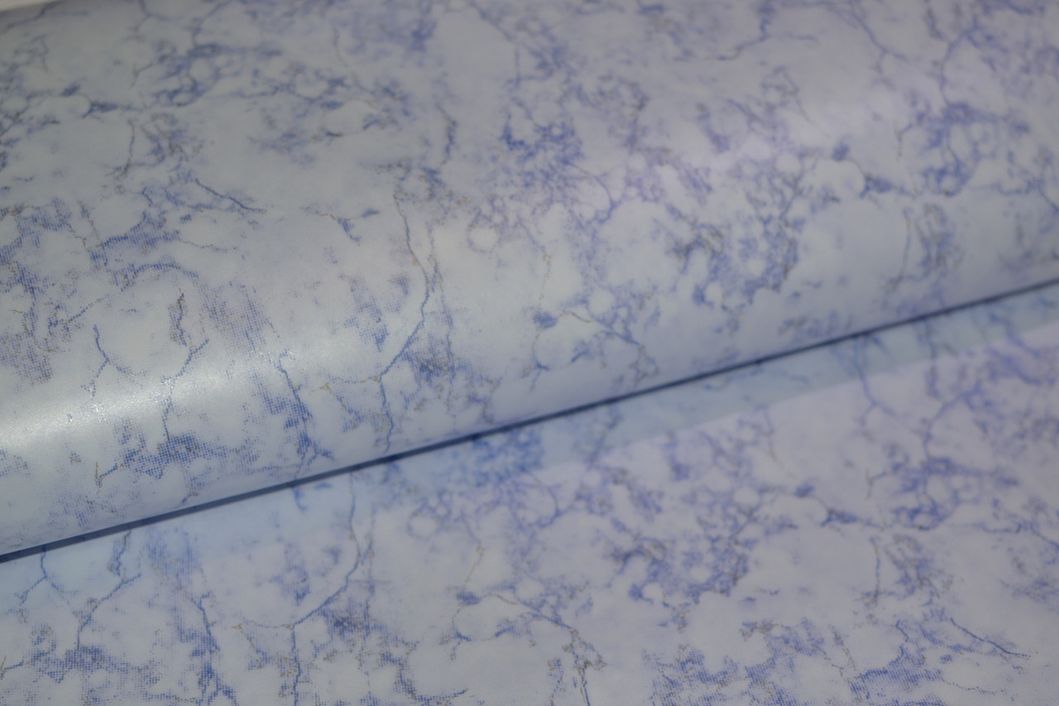 Шпалери вологостійкі на паперовій основі Слов'янські шпалери B56,4 Сахара блакитний 0,53 х 10,05м (4065 - 03)