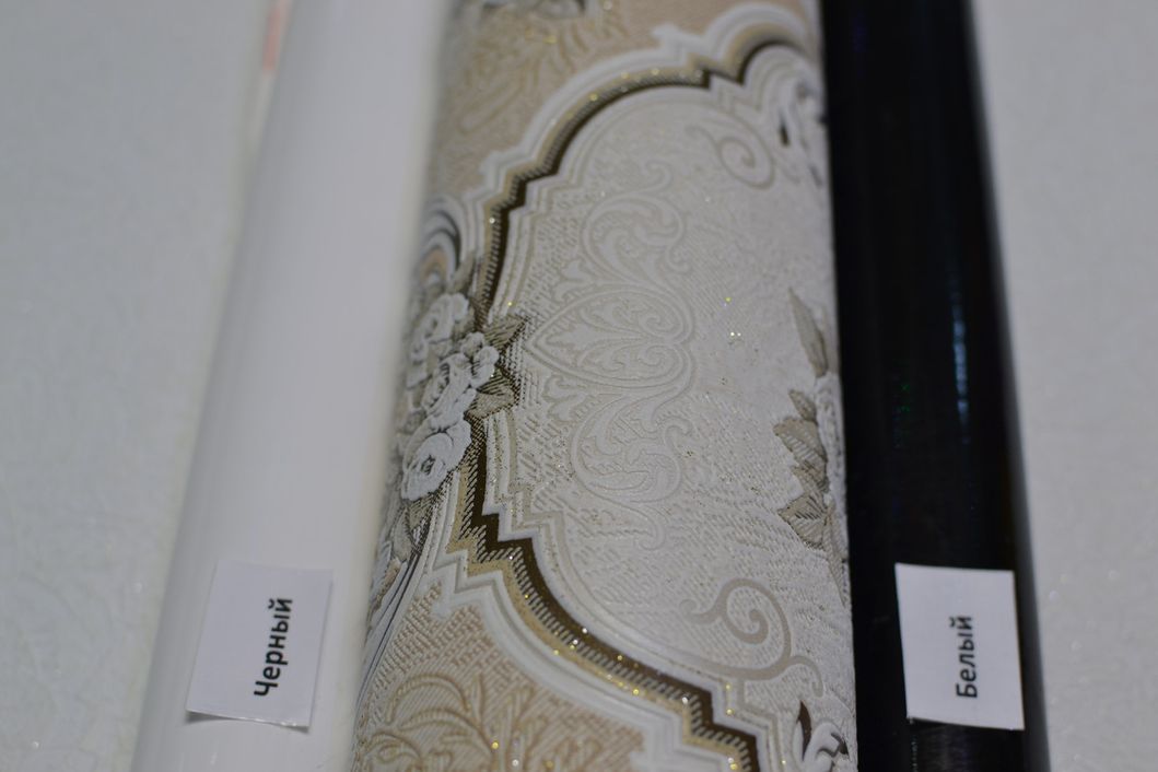 Шпалери вінілові на паперовій основі Слов'янські шпалери Comfort В53,4 Прохолода бежевий 0,53 х 10,05м (5642 - 01)