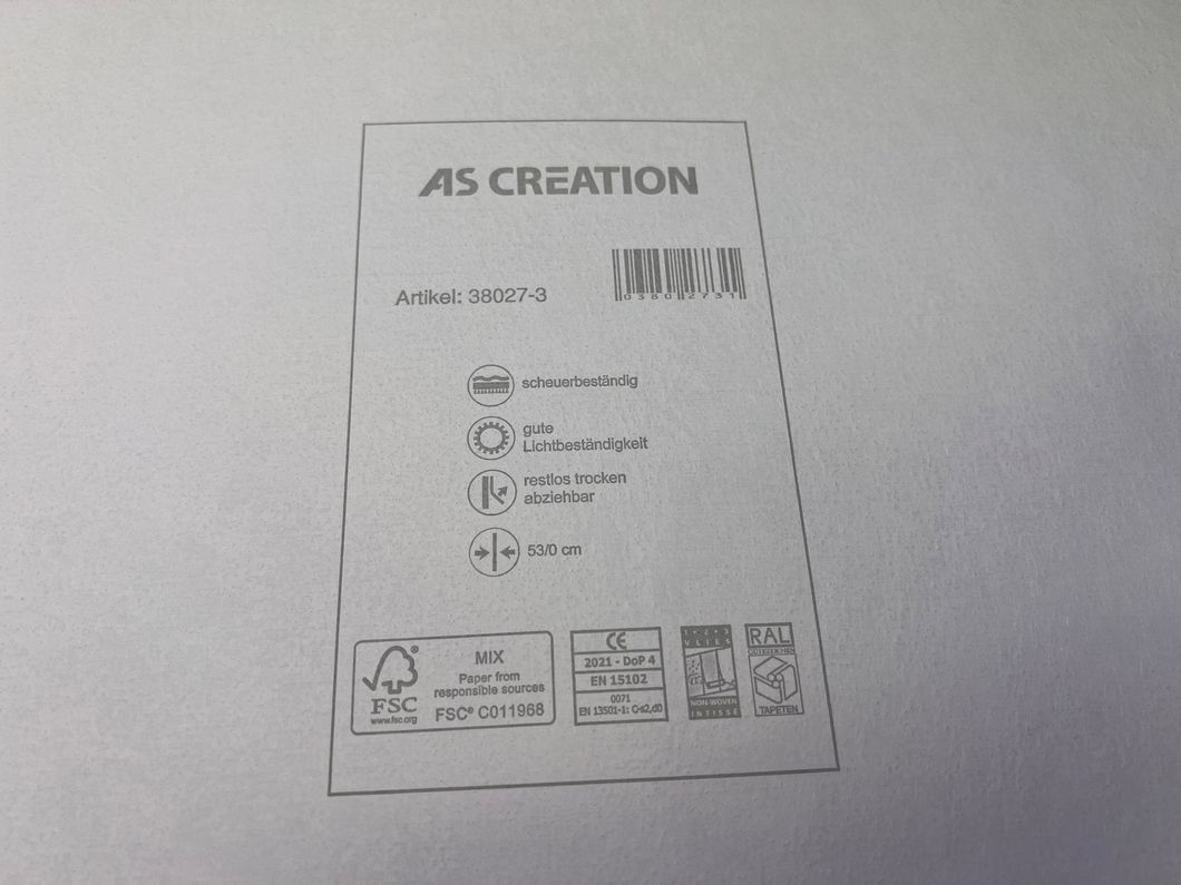 Обои виниловые на флизелиновой основе AS Creation Cuba коричневый 0,53 х 10,05м (38027-3)