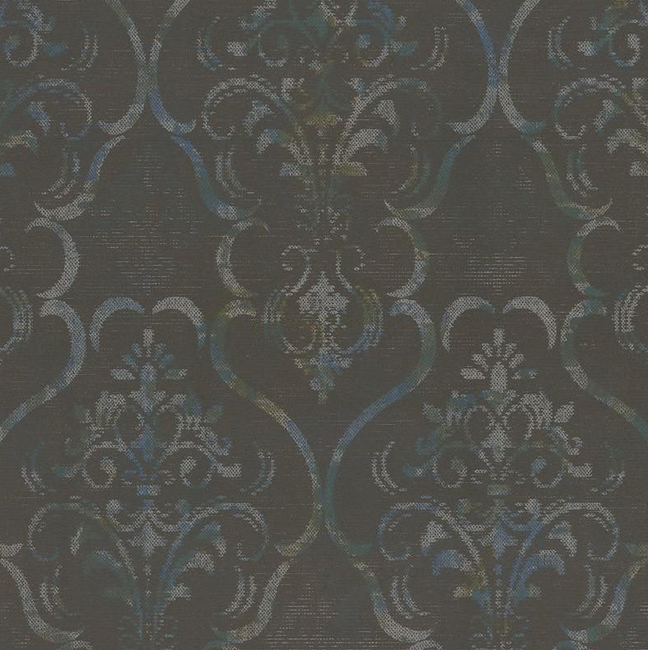 Обои виниловые на флизелиновой основе черные Fashion for Walls P+S International 0,53 x 10,05 (13362-50)