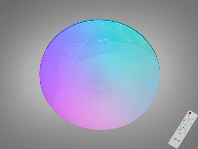 Смарт люстра LED біла RGB 80 Вт до 15 м&sup2;, I-LINK додаток