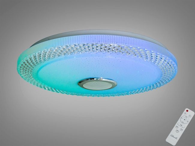 Смарт LED люстра біла 80 Вт RGB з Bluetooth, I-LINK додаток