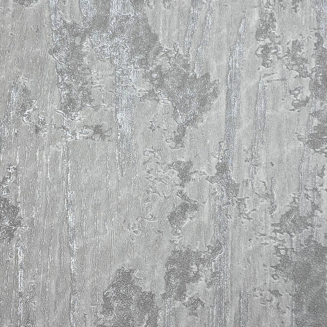 Шпалери вінілові на флізеліновій основі декоративна штукатурка сірий туман Duka Eftelia 1,06 х 10,05м (260004-7)