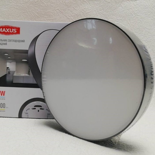 Світильник світлодіодний 1-MSP-1841-SLG MAXUS SP Ceiling 18W 4100K Circle Slim Gray (Графіт)