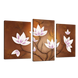 Картина модульна 3 частини Квіти намальовані 53 х 100 см (8292-519)
