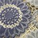 Клейонка на стіл силіконова без основи Ажур блакитний 1,4 х 1м (100-503)