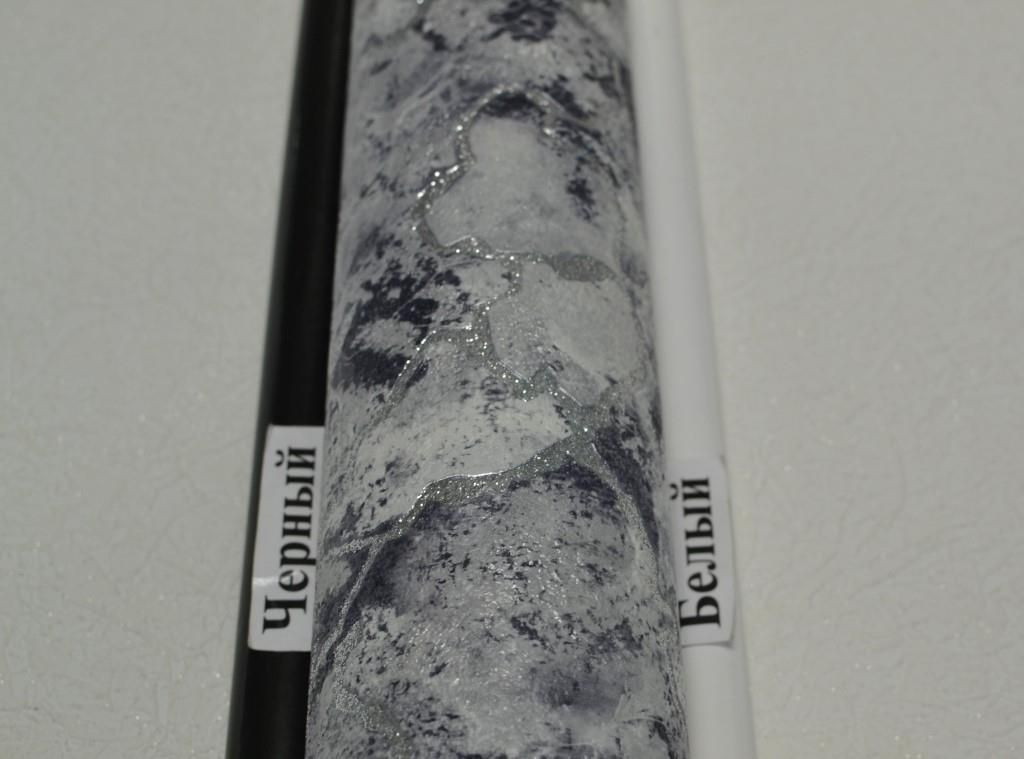 Шпалери вінілові на паперовій основі супер мийка Слов'янські шпалери Expromt В49,4 Тайга сіро-синій 0,53 х 10,05м (5775-03)