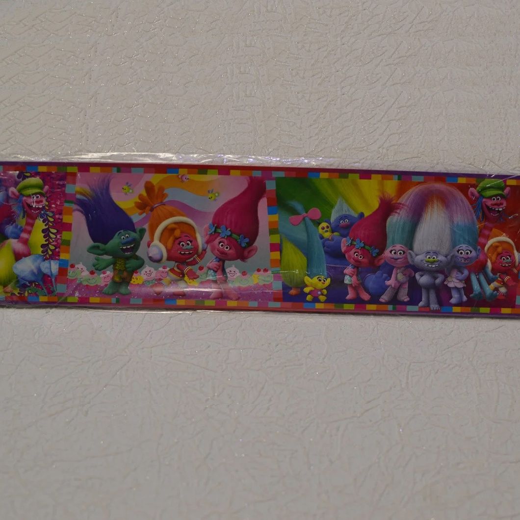 Бордюри для шпалер дитячі Гноми ширина 8 см (104949), Разные цвета, Різні кольора