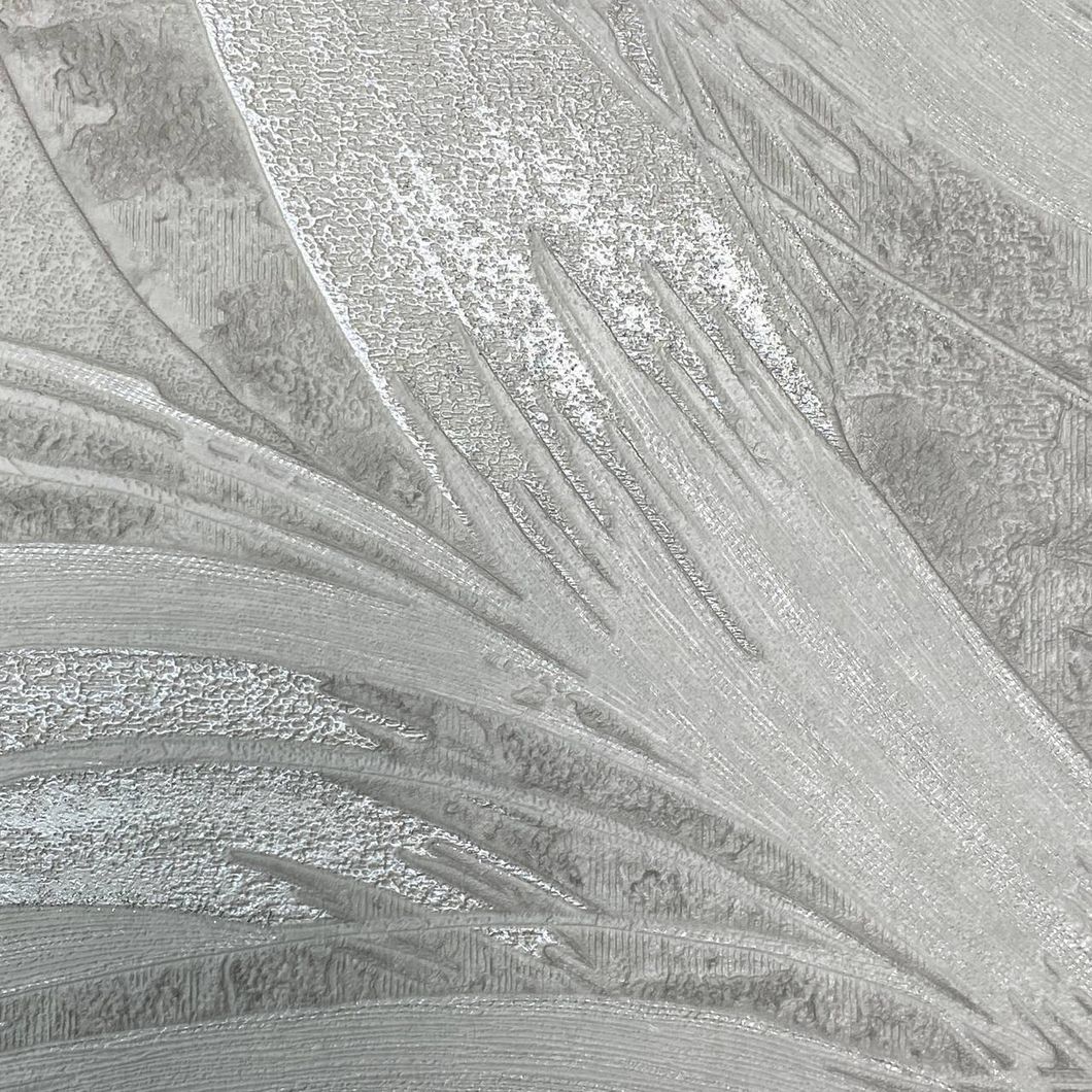 Шпалери вінілові на паперовій основі Сірі Пір'їнка Слов'янські шпалери В160 LeGrand Gold 1,06м х 10,05м (4604-04)