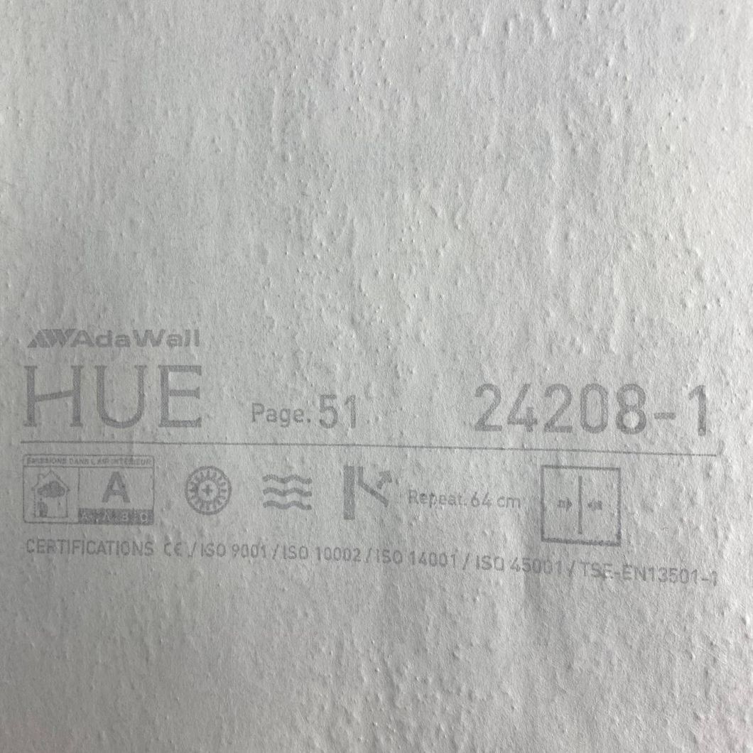 Обои виниловые на флизелиновой основе AdaWall Hue белый 1,06 х 10,05м (24208-1)