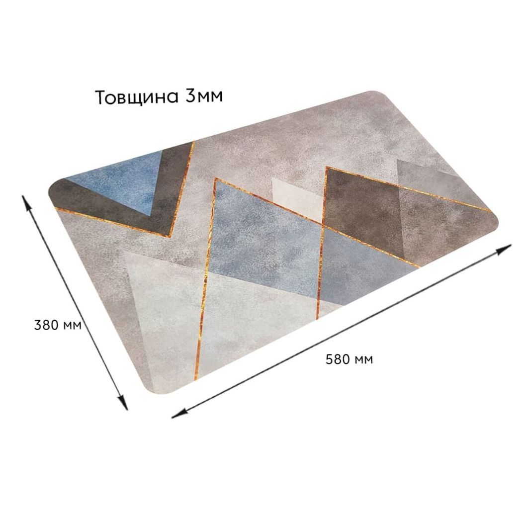 Влагопоглощающий коврик 38*58CM*3MM (D) SW-00001560, Разные цвета, Разные цвета