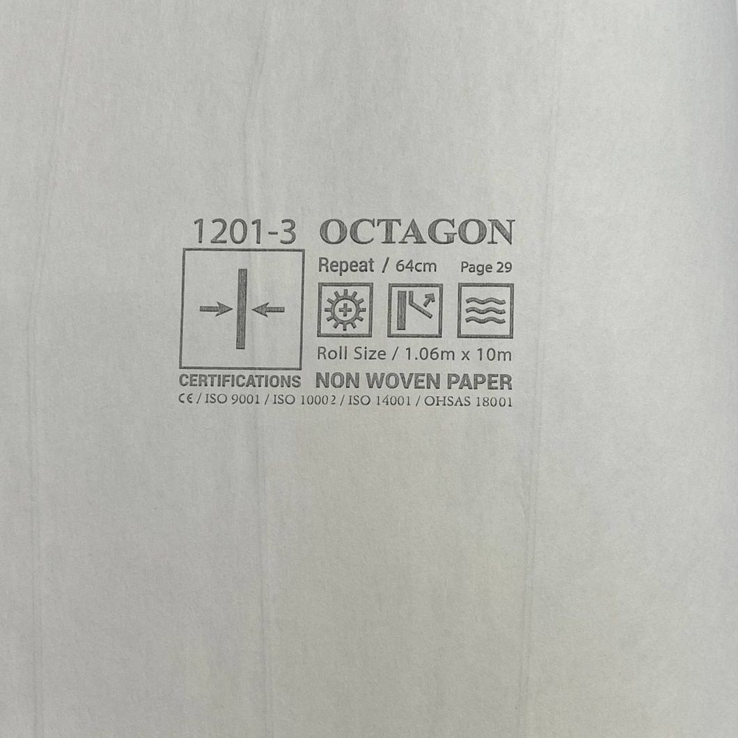 Шпалери вінілові на флізеліновій основі Octagon AdaWall сірий 1,06 х 10,05м (1201-3)