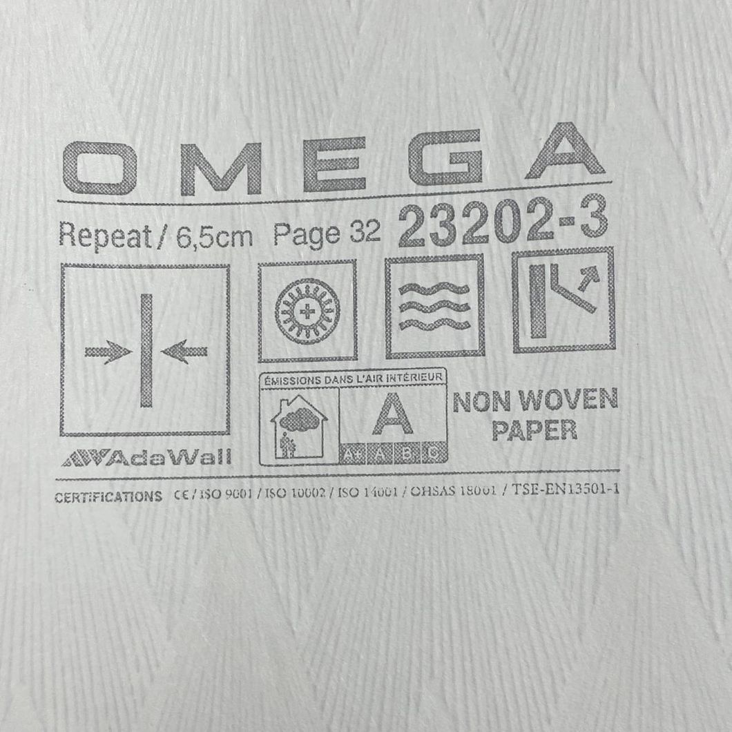 Шпалери вінілові на флізеліновій основі OMEGA AdaWall бежевий 1,06 х 10,05м (23202-3)
