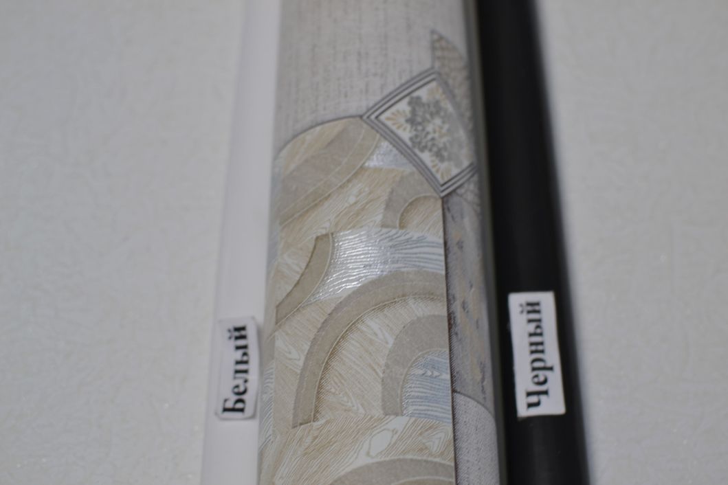 Обои виниловые на бумажной основе супер мойка Vinil МНК Крафт серо-бежевый 0,53 х 10,05м (2-1060)