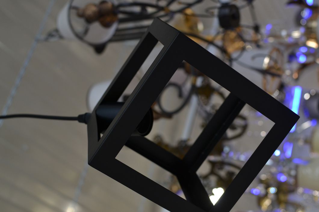 Люстра подвесная металлические плафоны 3 лампы (2025/3), Черный, Черный