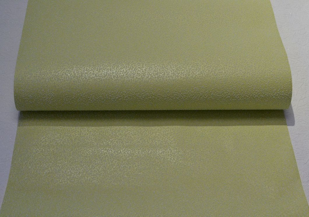 Обои акриловые на бумажной основе Слобожанские обои зелёный 0,53 х 10,05м (447-10)