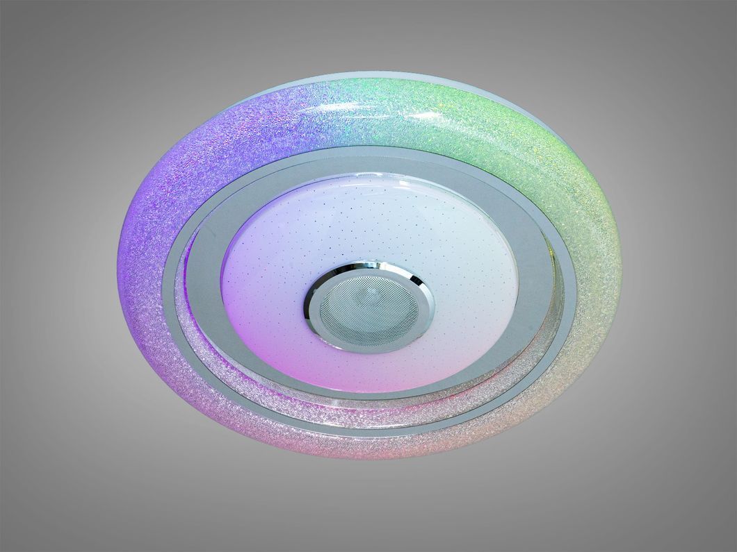 Смарт LED люстра белая 45 Вт RGB с Bluetooth, I-LINK додаток