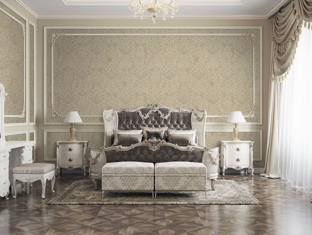 Шпалери вінілові на флізеліновій основі сіро-бежевий AdaWall Seven 1,06 х 10,05м (7807-1)
