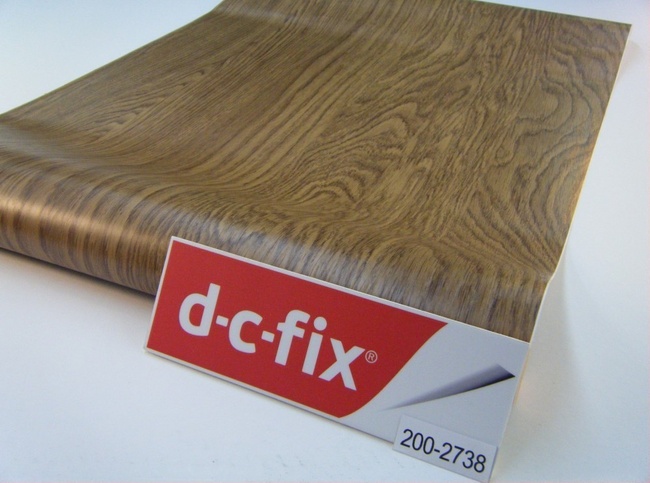 Самоклейка декоративная D-C-Fix Дуб дикорастущий коричневый полуглянец 0,45 х 15м (200-2738), Коричневый, Коричневый