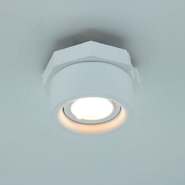 Світильник вбудований BLYST R GU10 108x105x62-WHITE-230-IP20, Білий