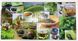 Панель стеновая декоративная пластиковая мозаика ПВХ "Ароматы чая" 957 мм х 480 мм (550ам), Зелёный, Зелёный