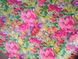 Клейонка на стіл ПВХ на нетканій основі Квіти рожевий 1,37 х 1м (100-139), Рожевий, Рожевий