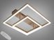 Потолочная LED люстра 3 кольца 60Вт матовый хром
