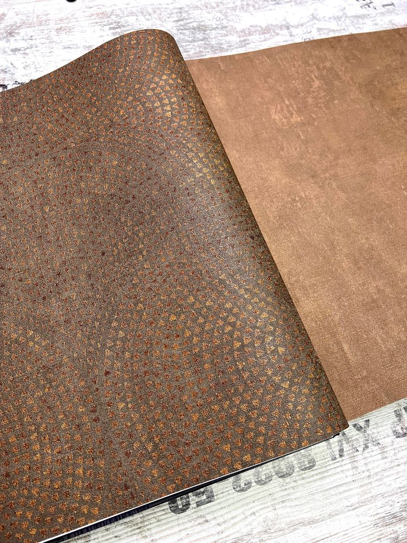 Обои виниловые на флизелиновой основе AS Creation Cuba коричневый 0,53 х 10,05м (38024-7)
