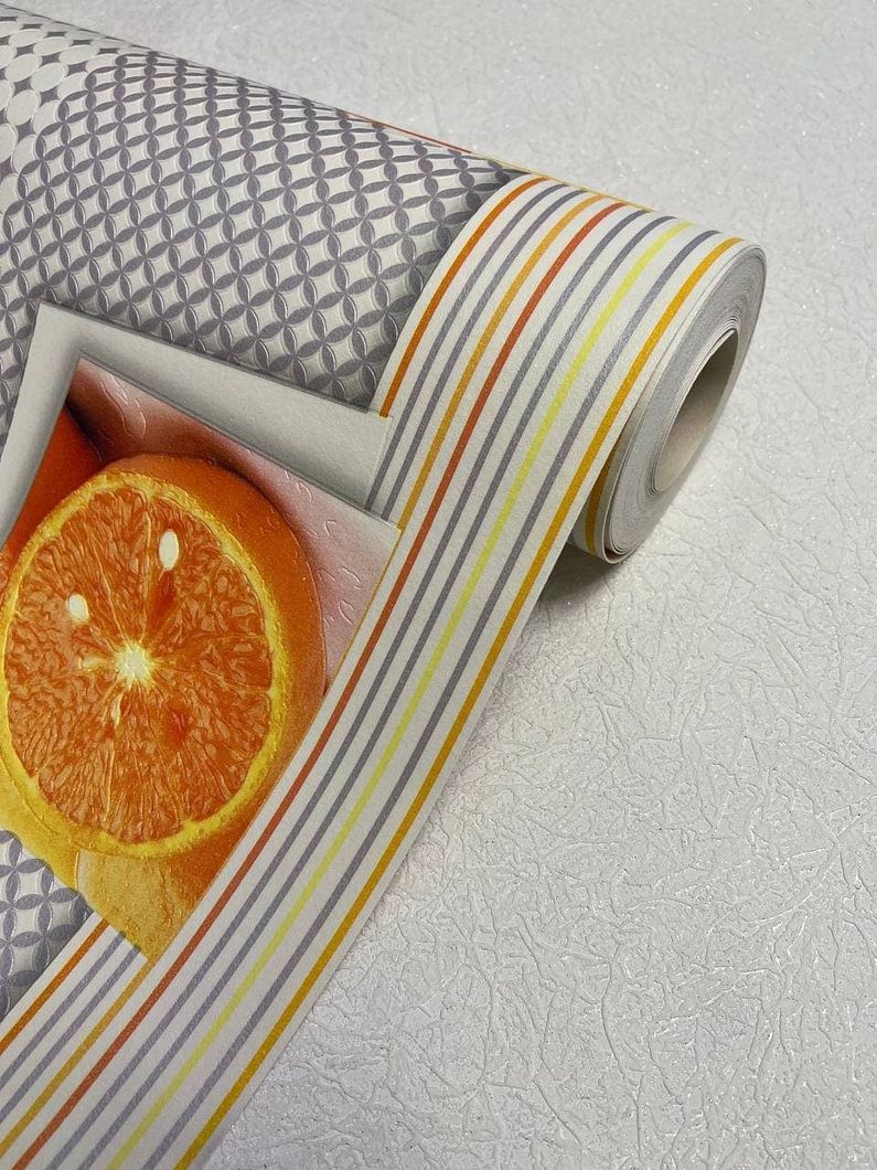 Шпалери вінілові на паперовій основі супер-мийка Sintra Decoration помаранчевий 0,53 х 10,05м (560129)