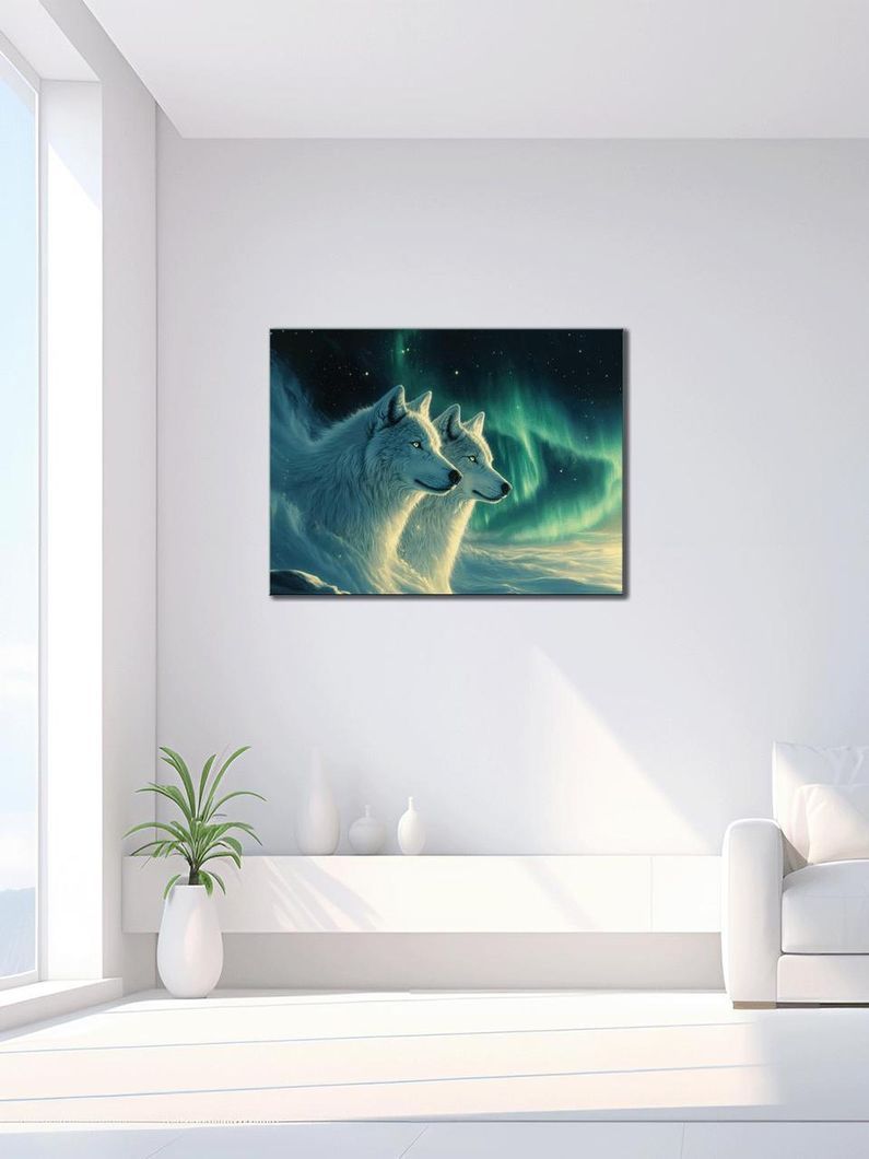 Картина на холсте МАKO "Северные волки " 50x70 см M10600_5070