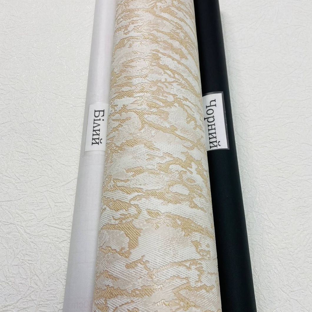 Шпалери вінілові на паперовій основі Слов'янські шпалери Comfort B39 Актау2 бежевий 1,06 х 10,05м (5816-02)