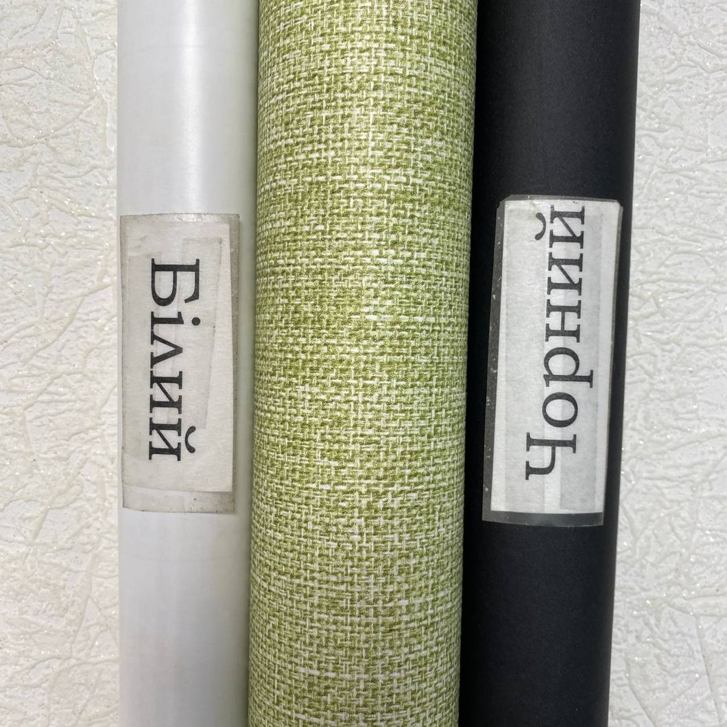 Обои на бумажной основе Шарм Лен зеленый 0,53х10,05м (169-03)