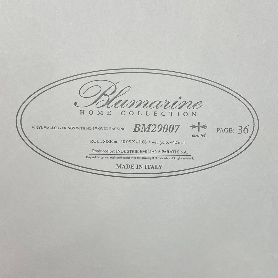 Шпалери вінілові на флізеліновій основі бежевий Blumarine 5 (Emiliana Parati)1,06 х 10,05м (29007)